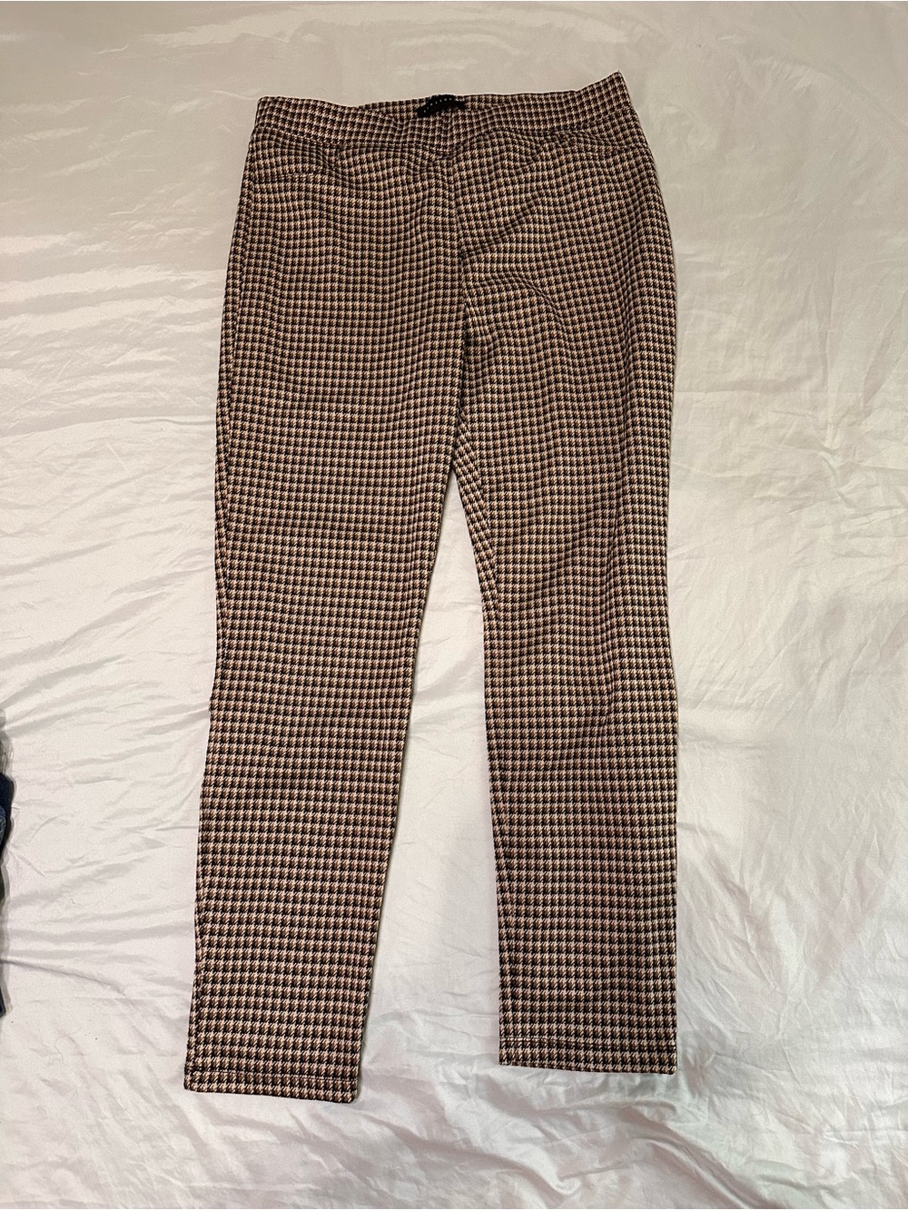 Sanctuary Brown Black Houndstooth Pants